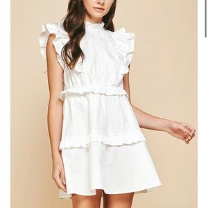 Pinch Joelle White Mini Dress- NWT